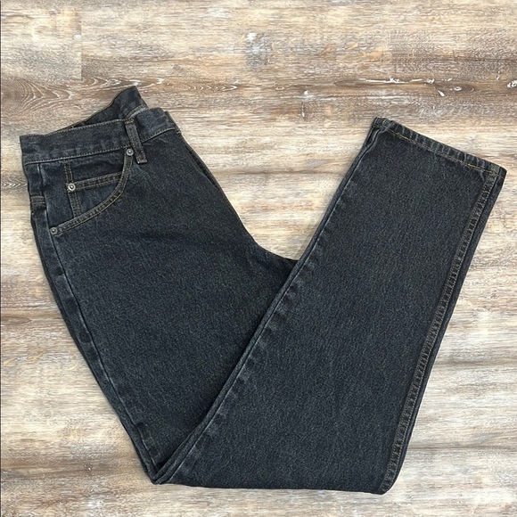 Vintage Brittania Men's Jeans Black Size 31 x 32 (Labeled 33 x 32) Straight Leg - Picture 14 of 15